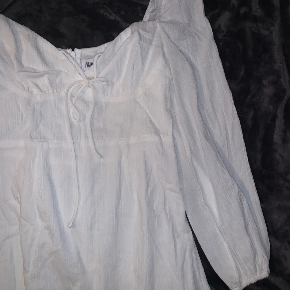 Princess Polly Alena Mini Dress White Size 6 - Picture 9 of 12
